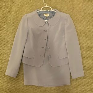Talbots Petite Silk Skirt Suit